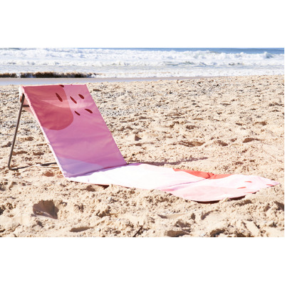 Oztrail Palm Club Beach Mat Chair - Cable Beach Pink