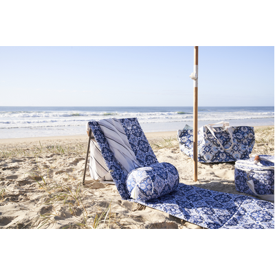 Oztrail Palm Club Beach Pillow - Bells Beach Blue