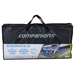 Companion Recycled Ground mat 4m x 2.4m Black & Grey