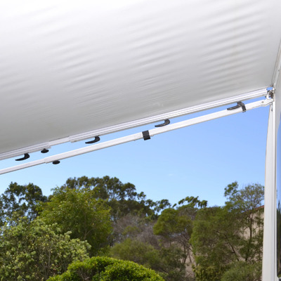 Aussie Traveller Anti-Flap Kit (Medium) & 2X Outback Explorer Curved Rafter Bundle [Rafter curvature: 55mm]