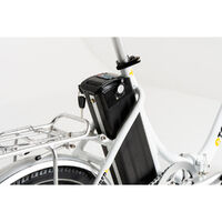 eTourer F2 Folding E-Bike Step-Through Model - Polar White