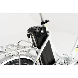 eTourer F2 Folding E-Bike Step-Through Model Polar White