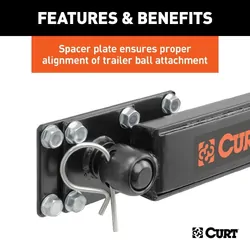 Curt Sway Control Kit w/ Bolt-On Chassis Adaptor. 17260-85