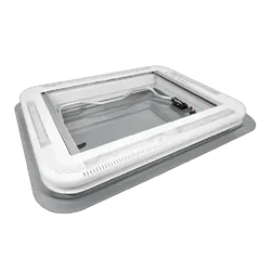 Aussie Traveller Roof Hatch 450 x 400 Smoke Black Lid