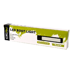 Coast to Coast 12V LED Boot Light - Black 180mm x 40mm - IP67, 140 Lumens.