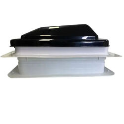 Coast to Coast 14x14 Black Wind-Up Roof Vent With 12V Fan & LED