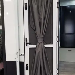 Aussie Traveller Door DC 1822 x 622 Square Top Left Hand Hinge Black