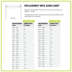 Aussie Traveller Vinyl Roof Only To Suit 11' Wide Roll-Out Awning Charcoal