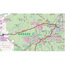 Top End National Parks Map: Litchfield, Katherine & Kakadu