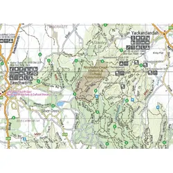 The Victorian High Country - North Western Map