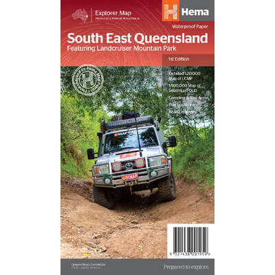 South East Queensland featuring Landcruiser Mountain Park Map
