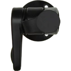 Single Swivel Round Antenna Base - Suit Aw36Xx Whips - Black