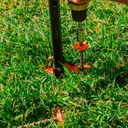 Ground Dogs Anchor Plate Kit for Barrel Awnings