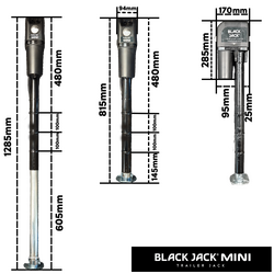 Black Jack Trailer Jack Mini
