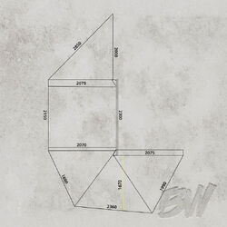 Bushwakka Darkness Awning LHS - Grey Canvas Standard Lights