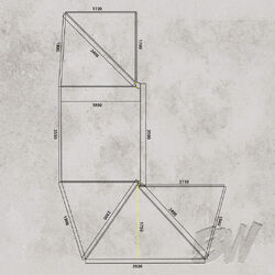 Bushwakka Darkness XL Squared Awning LHS - Grey Canvas Standard Lights