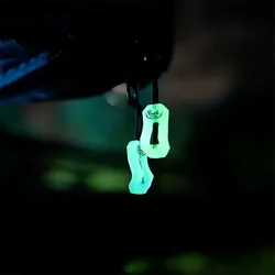 Buck Wild Outdoors Glow Zipper Pulls - 4 Pack