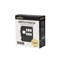Lightforce Replacement Switch Fascia To Suit Toyota Landcruiser 200 Series - Flaxen