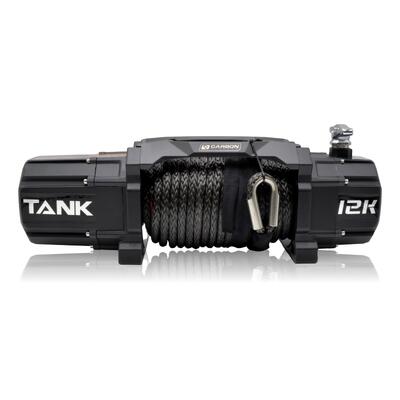 Carbon Offroad Tank 12000lb 4x4 Winch Kit IP68 12V
