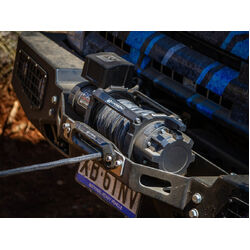 Carbon Scout Pro - 20000lb Extreme Duty Truck Winch with Mega Pro Winch Hook - Black
