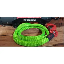 Carbon Winch Monkey Fist Coloured Rope Sheath