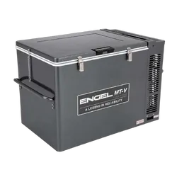 Engel 80 Litre Portable Fridge-Freezer & Msa Ds60 Fridge Drop Slide Bundle