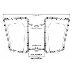 D-Flector Boat Stone Guard D500 - For 4.5m To 5.5m Boats
