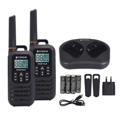 ECOXTALK EXG100 1-Watt IP54 Handheld UHF Radio Twin Pack (7km)