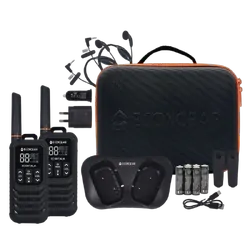 ECOXTALK EXG200 2-Watt IP67 Handheld UHF Radio Twin Pack (13km)