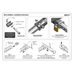 Gripsport Bike Rack Hitch Stabiliser