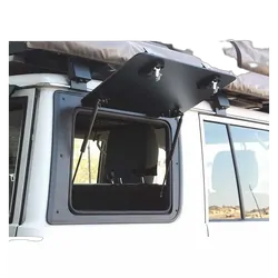 Front runner Gullwing Window / Right Hand Side Aluminium to suit Toyota Land Cruiser 76