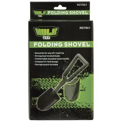 Hulk 4x4 Folding Shovel W/Bag Blade 22Cm Handle 23.5Cm Long