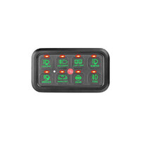 Smart 8 Switch Panel For Green Backlit Panel