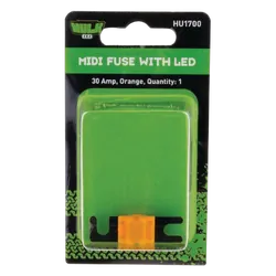 Hulk 4x4 Pkt 1 Midi Fuse Orange 30 Amp With Led 32 Vdc