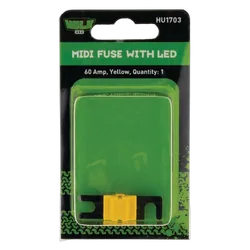 Hulk 4x4 Pkt 1 Midi Fuse Yellow 60 Amp With Led 32 Vdc
