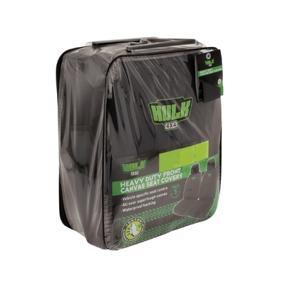 Hulk 4x4 Hd Canvas Seat Covers To Suit Hilux 11/15> Single Cab Fronts