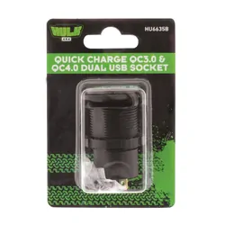 Hulk 4x4 Dual Usb Socket Port 1: Qc3 18W, Port 2: Type C Qc4 36W