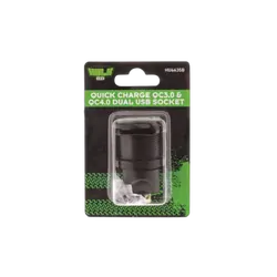 Quick Charge Qc3.0 & Qc4.0 Dual Usb Socket