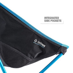 HELINOX Sunset Chair Black with Cyan Blue Frame