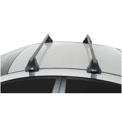 Rhino Rack Euro 2500 Black 2 Bar Roof Rack For Hyundai Elantra 4Dr Sedan 06/11 To 01/16