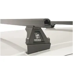 Rhino Rack Heavy Duty Rltf Black 2 Bar Roof Rack For Peugeot Partner Gen2 2Dr Van 08 To 18