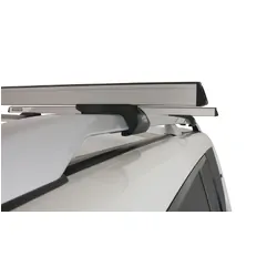 Rhino Rack Heavy Duty Cxb Silver 2 Bar Roof Rack For Mitsubishi Pajero Ns-Nx 2Dr 4Wd Swb (With Roof Rails) 11/06 On