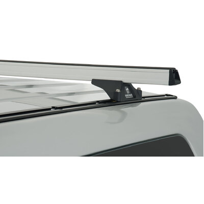 Rhino Rack Heavy Duty Rltp Trackmount Silver 2 Bar Roof Rack For Mitsubishi Pajero Ns-Nx 4Dr 4Wd Lwb 11/06 On