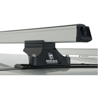 Rhino Rack Heavy Duty Rltp Trackmount Silver 3 Bar Roof Rack For Mitsubishi Pajero Ns-Nx 4Dr 4Wd Lwb 11/06 On