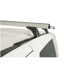 Rhino Rack Heavy Duty Rltf Silver Trackmount 2 Bar Roof Rack For Hyundai Iload 2Dr Van 08 To 21