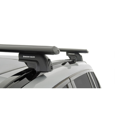 Rhino Rack Vortex Sx Black 2 Bar Roof Rack For BMW X6 F16 4Dr Suv With Flush Rails 02/15 On