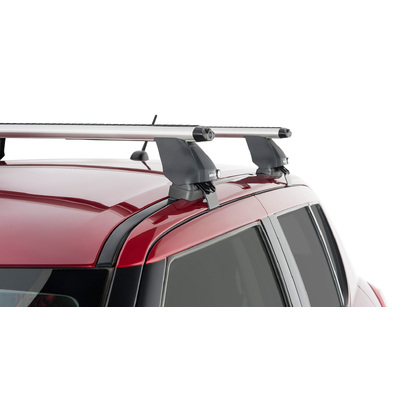 Rhino Rack Vortex 2500 Black 2 Bar Roof Rack For Suzuki Swift Az 5Dr Hatch 02/11 To 05/17