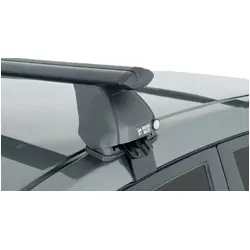 Rhino Rack Vortex 2500 Black 2 Bar Roof Rack For Nissan Tiida 4Dr Sedan 02/06 On
