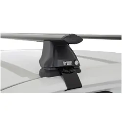 Rhino Rack Vortex 2500 Black 2 Bar Roof Rack For Toyota Aurion Gsv50R 4Dr Sedan 04/12 To 10/17