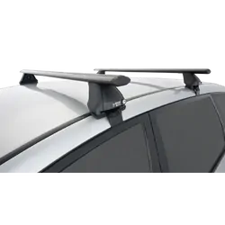 Rhino Rack Vortex 2500 Black 2 Bar Roof Rack For Toyota Avensis 5Dr Wagon 12/01 To 11/10